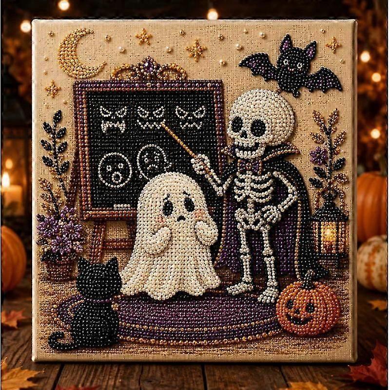 20x20cm Halloween Ghost Diamond Art Kit