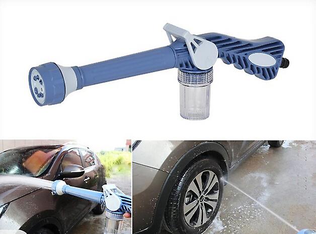 Garden Car Wash Spray Gun With Soap Dispenser Cannon 8 In 1 Nozzle Multi Function