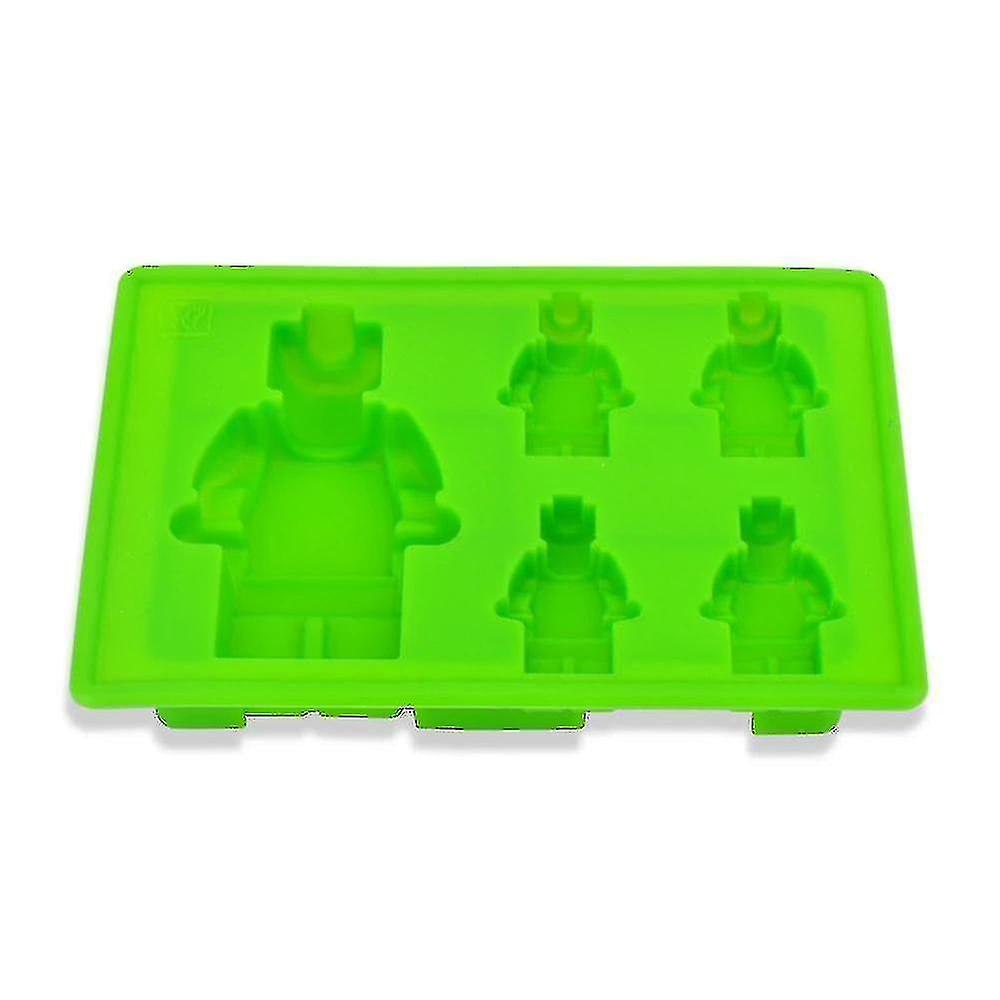 Siliconen ijsblokjesbakje Mold Maker Ice Cream Mold Maker Ice Mould Ice Mold (11,5 * 17 * 2,5 cm, groen)