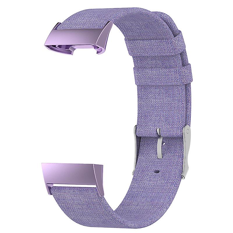 Smart Watch Bracelet Strap Canvas Band Replacement Belt for FitbitCharge 3