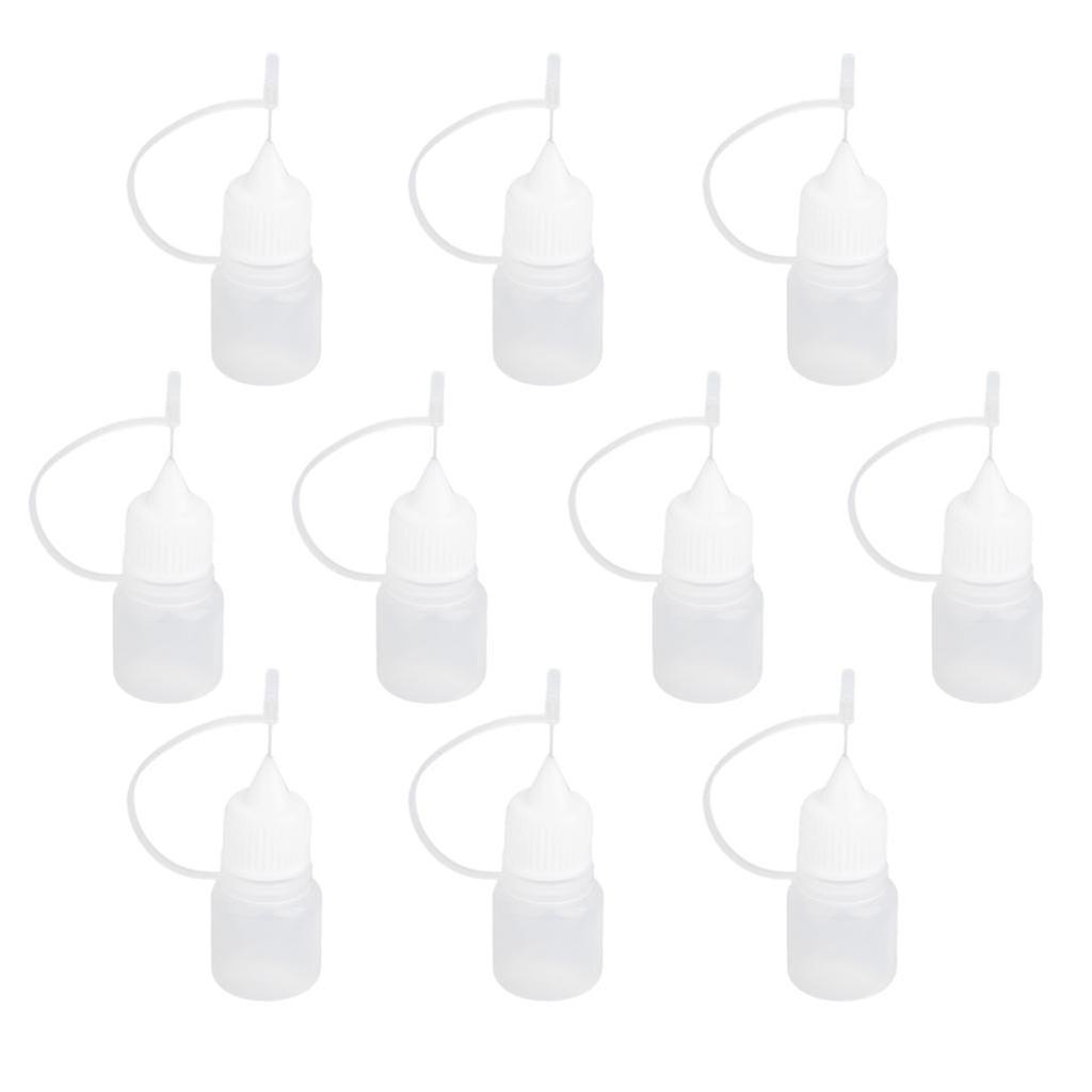 10pcs 3ml Needle Tip Empty Plastic Squeezable Dropper Bottles Liquid Storage