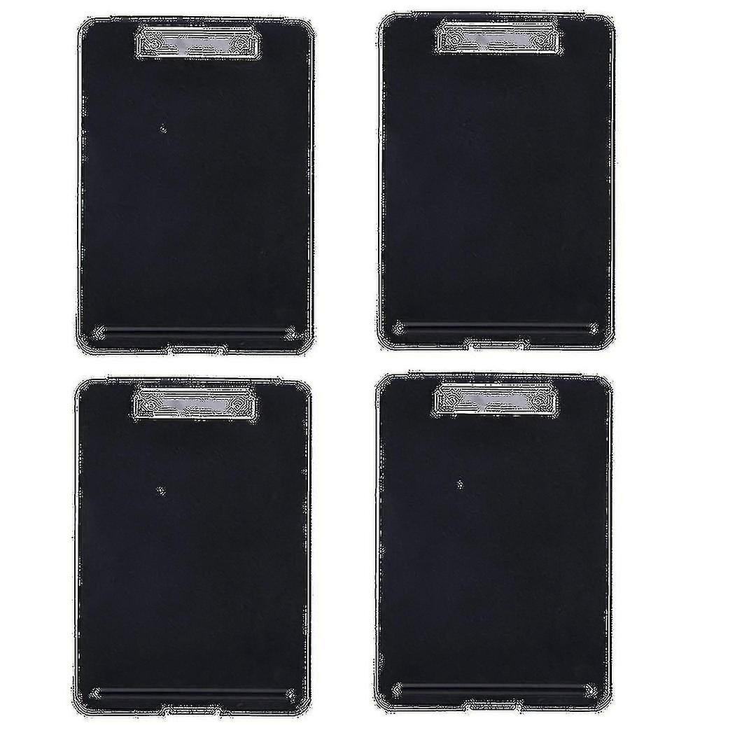 4x A4 Storage Clipboard File Box Case Document File Folders Appunti Writing Pad Stationery School