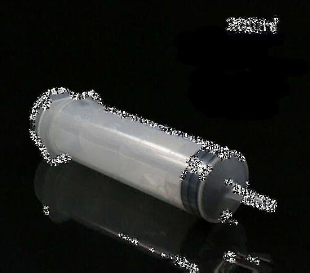100-200ml Reusable Big Large Plastic Hydroponics Nutrient Measuring Syringe