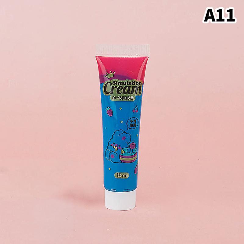 15ml/bottle Simulation Cream Gel Diy Craft Fake Whipped Cream Clay Phone Mobile Shell Case Cake Cream Soft Clay Decoration