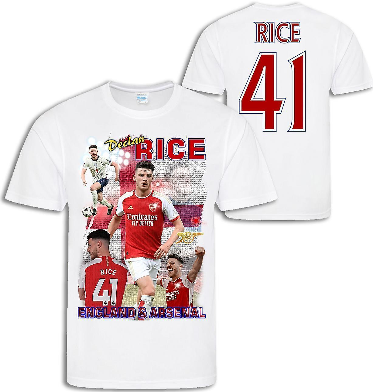 Tričko Declan Rice Player Anglie & Arsenal 