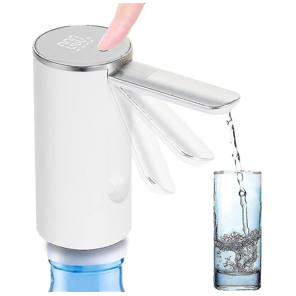 Universal Water Bottle Pump Dispenser 1-5 Gallon,foldable Automatic B
