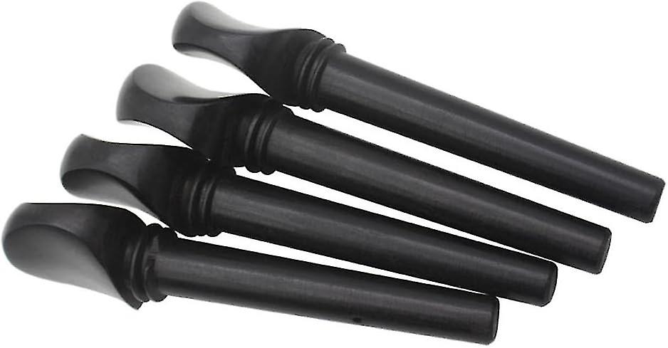 4pcs/pack Ebony  Machine Heads Replacement Tuning Pegs Black