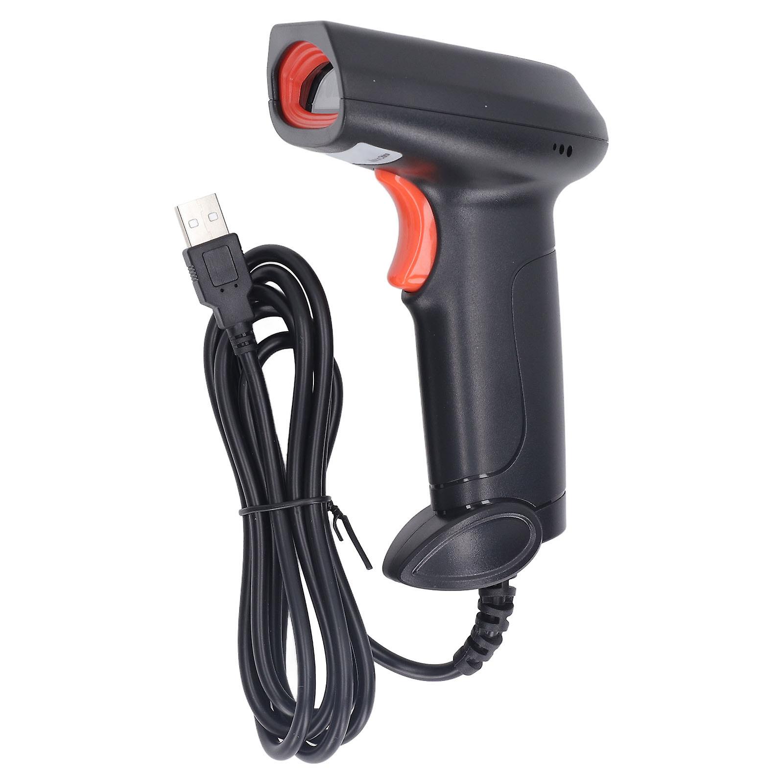 QR Code Scanner Barcode Reader ABS Handheld Scanning Tool for Store Logistic Retail