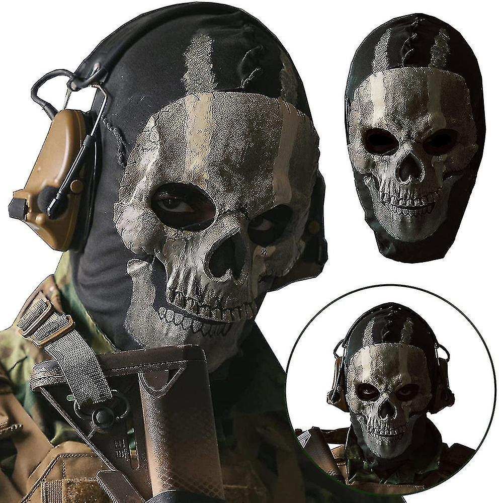Call Of Duty Ghost Maske für Erwachsene Sturmhaube Hut Totenkopf Gesichtsmaske Cosplay Kostüm Masken