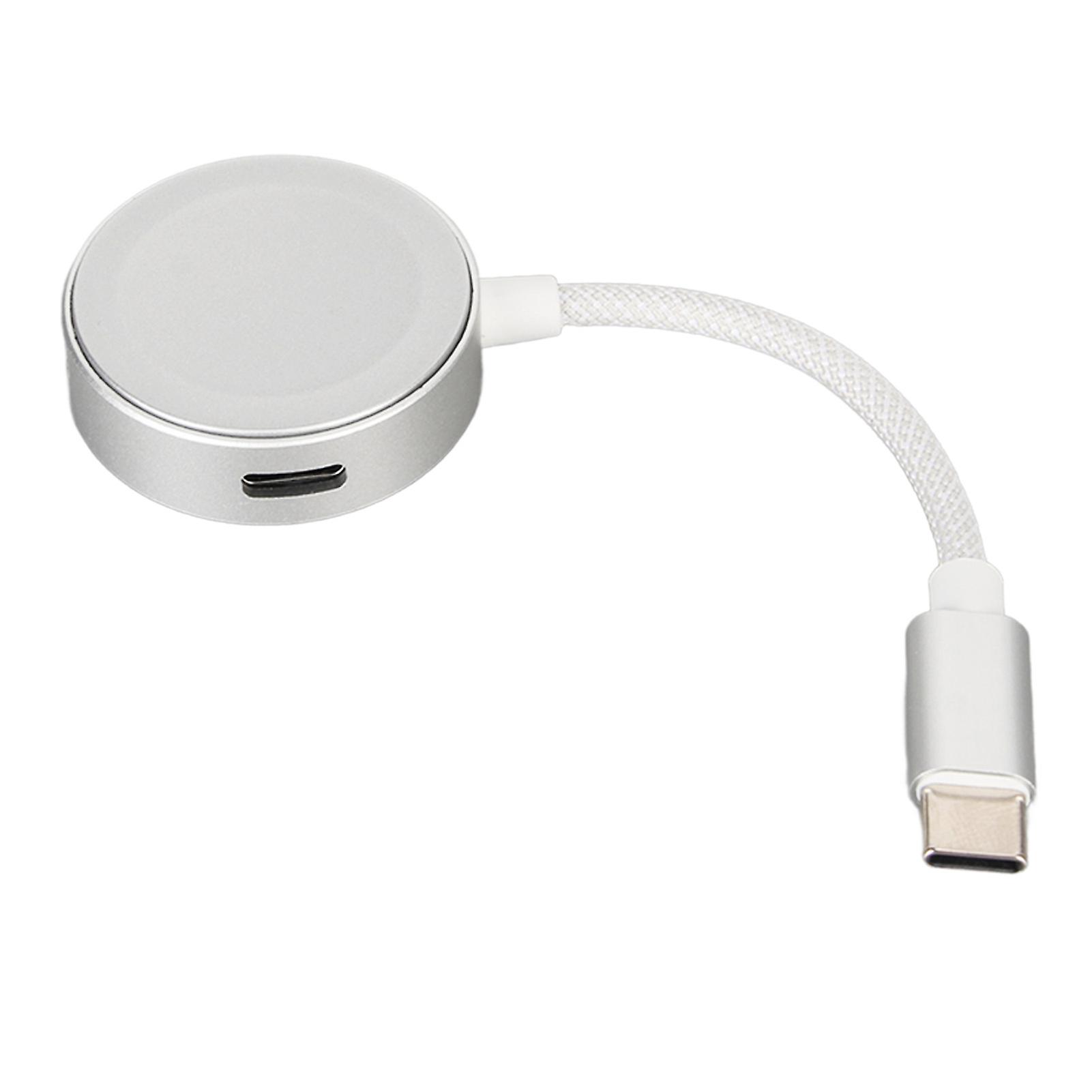 2 in 1 Type C to 3.5mm Headphone and Charger Adapter High Fidelity Sound with PD 60W Fast Charging Silver