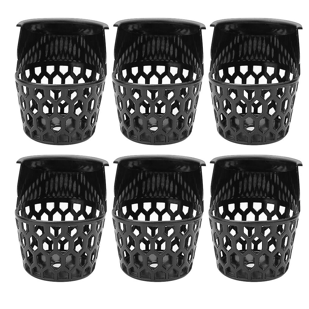 6 Pcs Durable and Practical Plastic Billiard Baskets for Home Entertainment, Billiard Ball Storage, Pool Table Accessories, 16cm