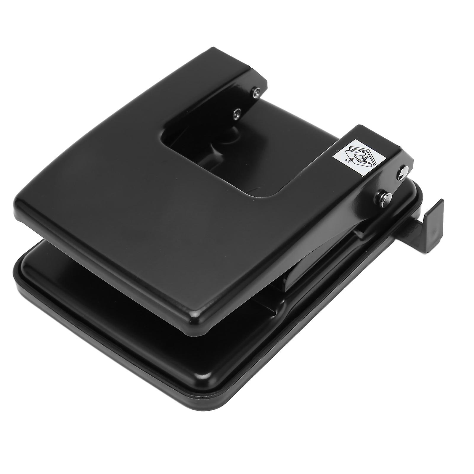 2 Hole Paper Punch 40 Sheet Punch Capacity Metal Hole Puncher with Alignment Guide for Notebook Scrapbook Diary Planner
