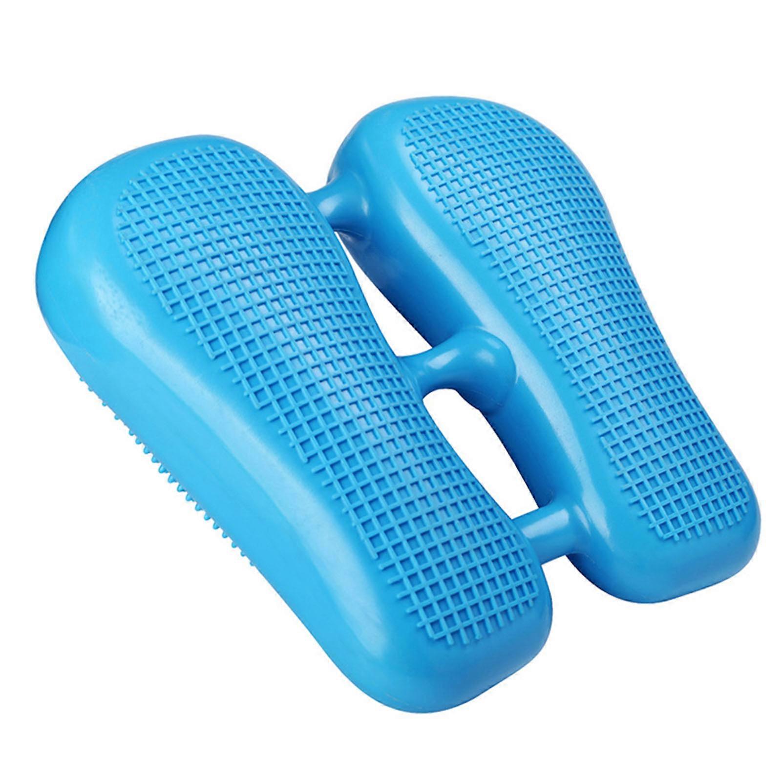 Blue PVC Mini Stepper Cushion with Massage Dots for Home Workouts