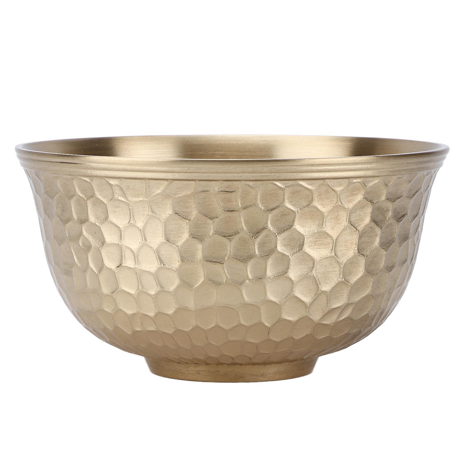 Pure Copper Mixing Bowl Multi Purpose Contains Trace Elements Rust Proof Easily Clean Hammered Copper Bowl for Gifts