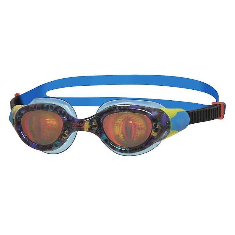 Zoggs Sea Demon Junior Goggles - Black/ Blue/ Hologram Unisex Kids