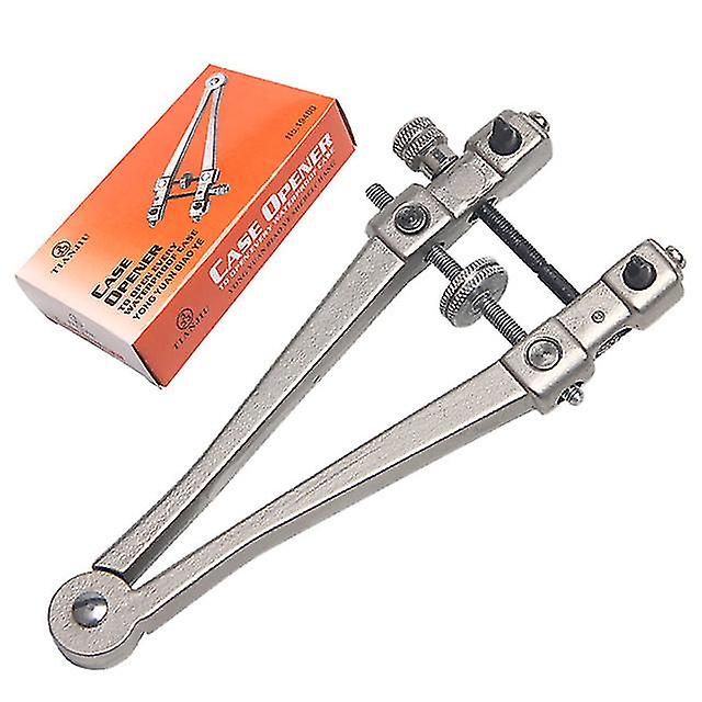 Practical Watch Case Screw Back Opener Wrench V-shape Watchmaker Repair Tool Adjustable Clamp Back Opener Wrench