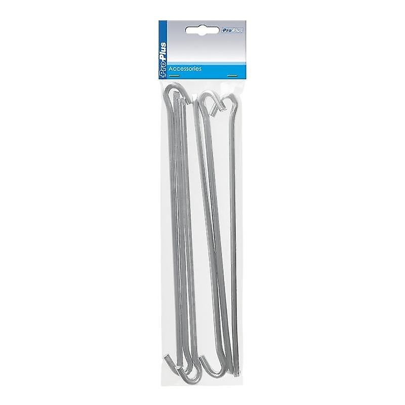Rock peg 30cm metal triangle 6 pieces in polybag
