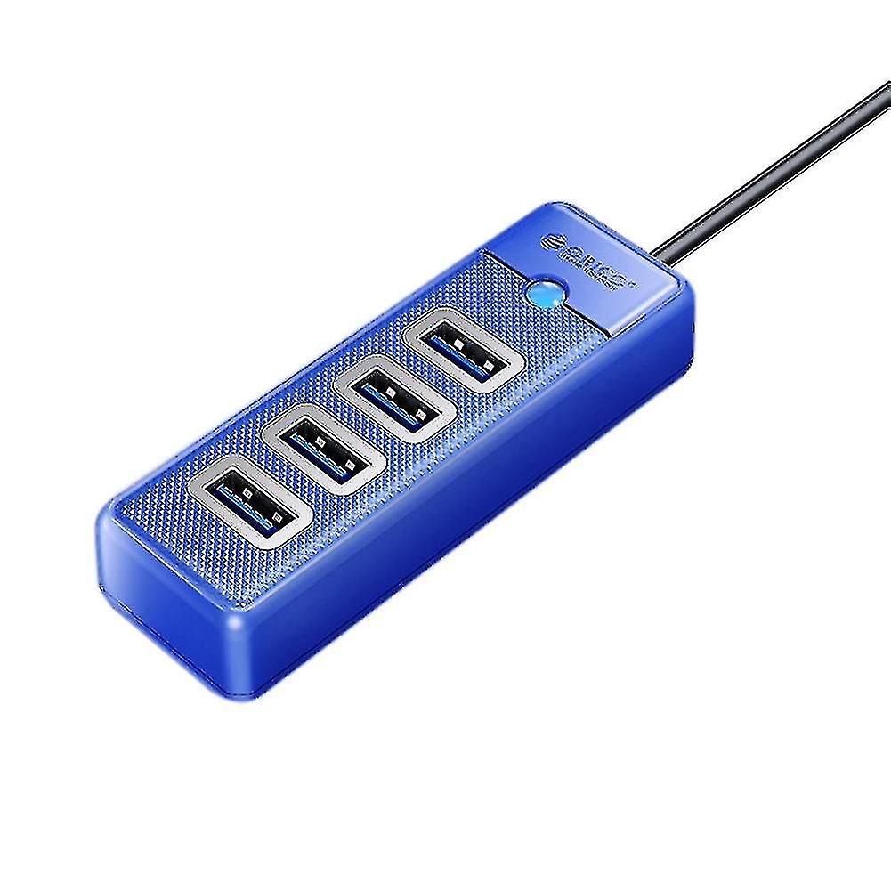 2023 New 4 Ports Usb 3.0 Hub 5gbps High Speed Splitter Ultra- Otg Adapter For Pro Pc Computer Acces