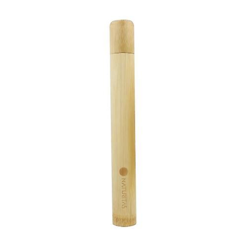 Bamboo case for adult toothbrush 1 unit