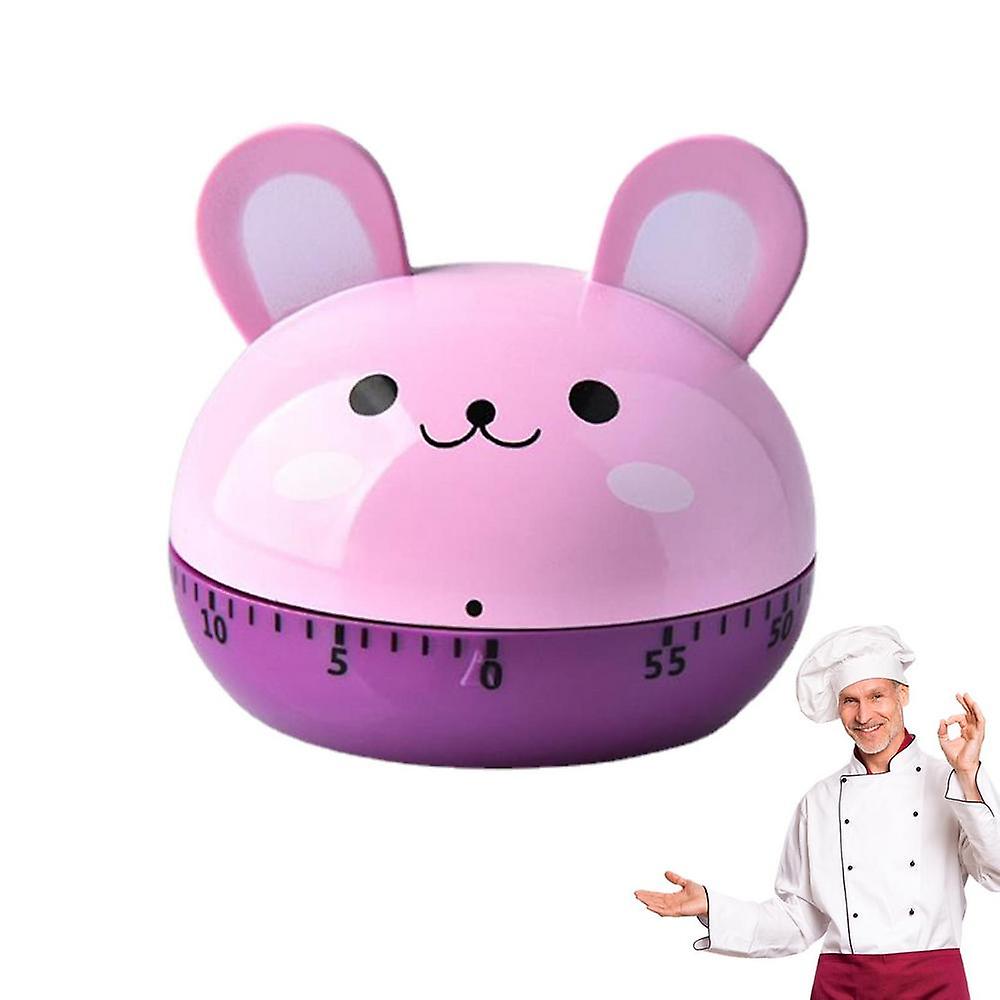 Mechanical Kitchen Timer Animal Wind Up 60 Minutes Manual Countdown For Classroom Home Study And Cooking