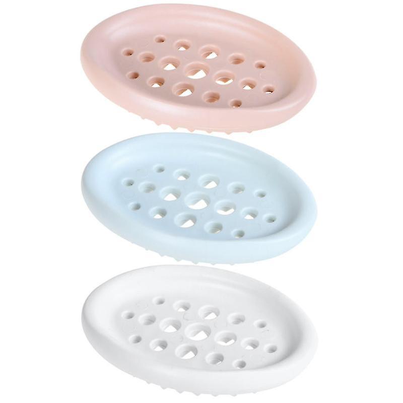 3pcs Plastic Soap Case