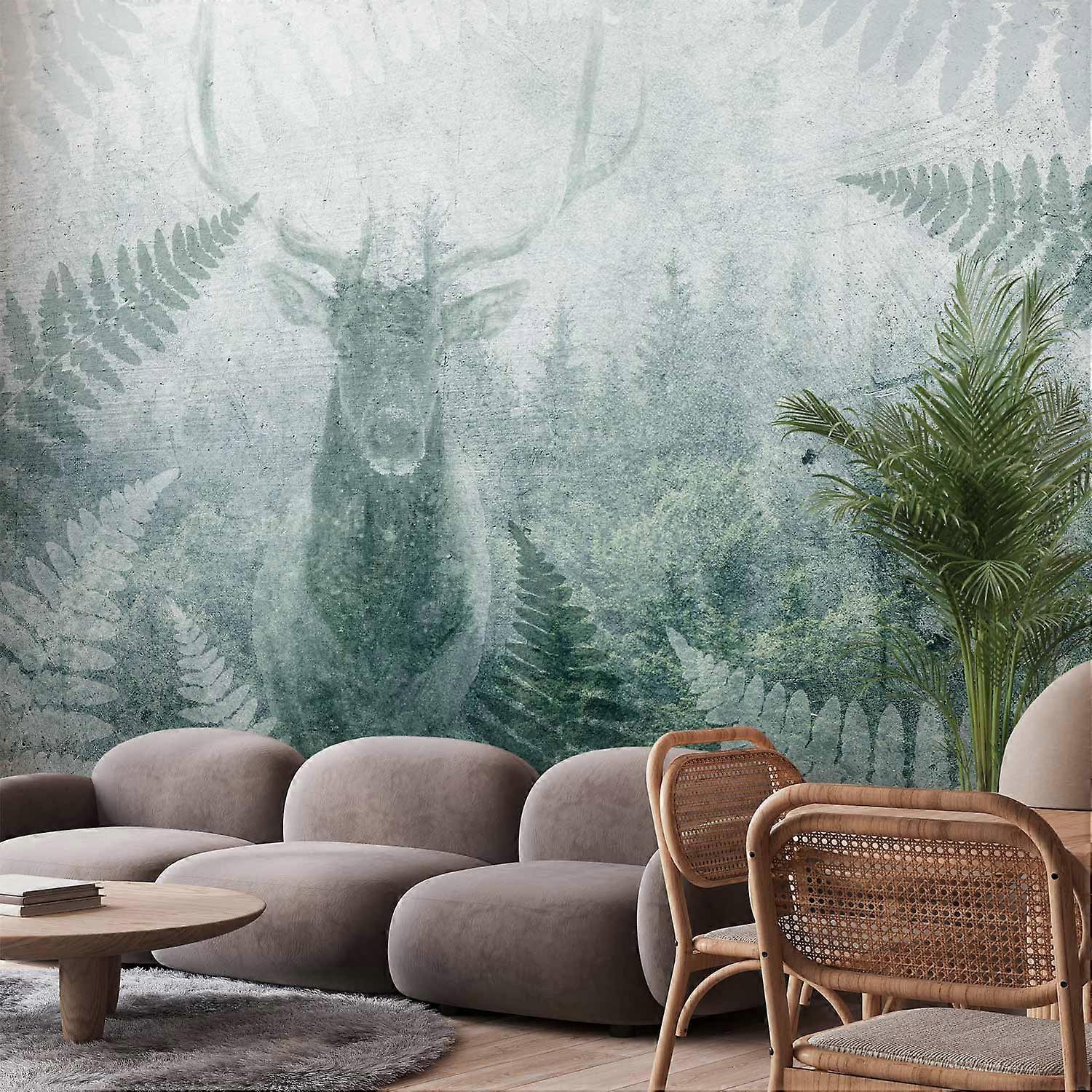 Wall Mural - Deer in Ferns - Third Variant