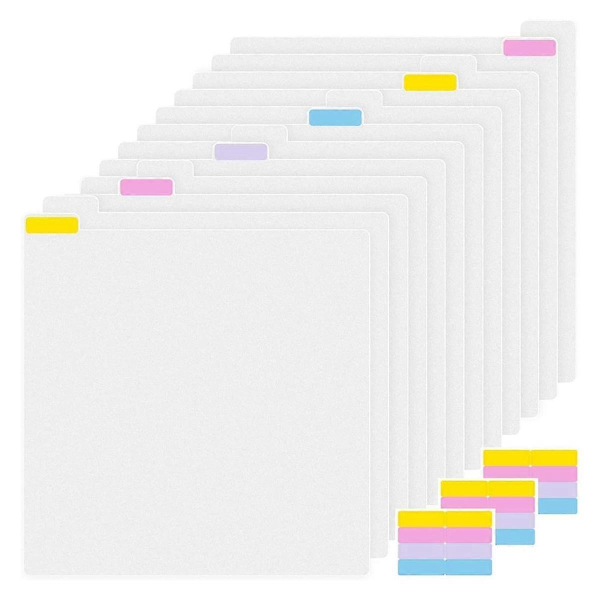 Scrapbook Paper Dividers Bulk For Dividing 12 X 12 Inch Scrapbook Paper Storage Cardstock Tabbed Di