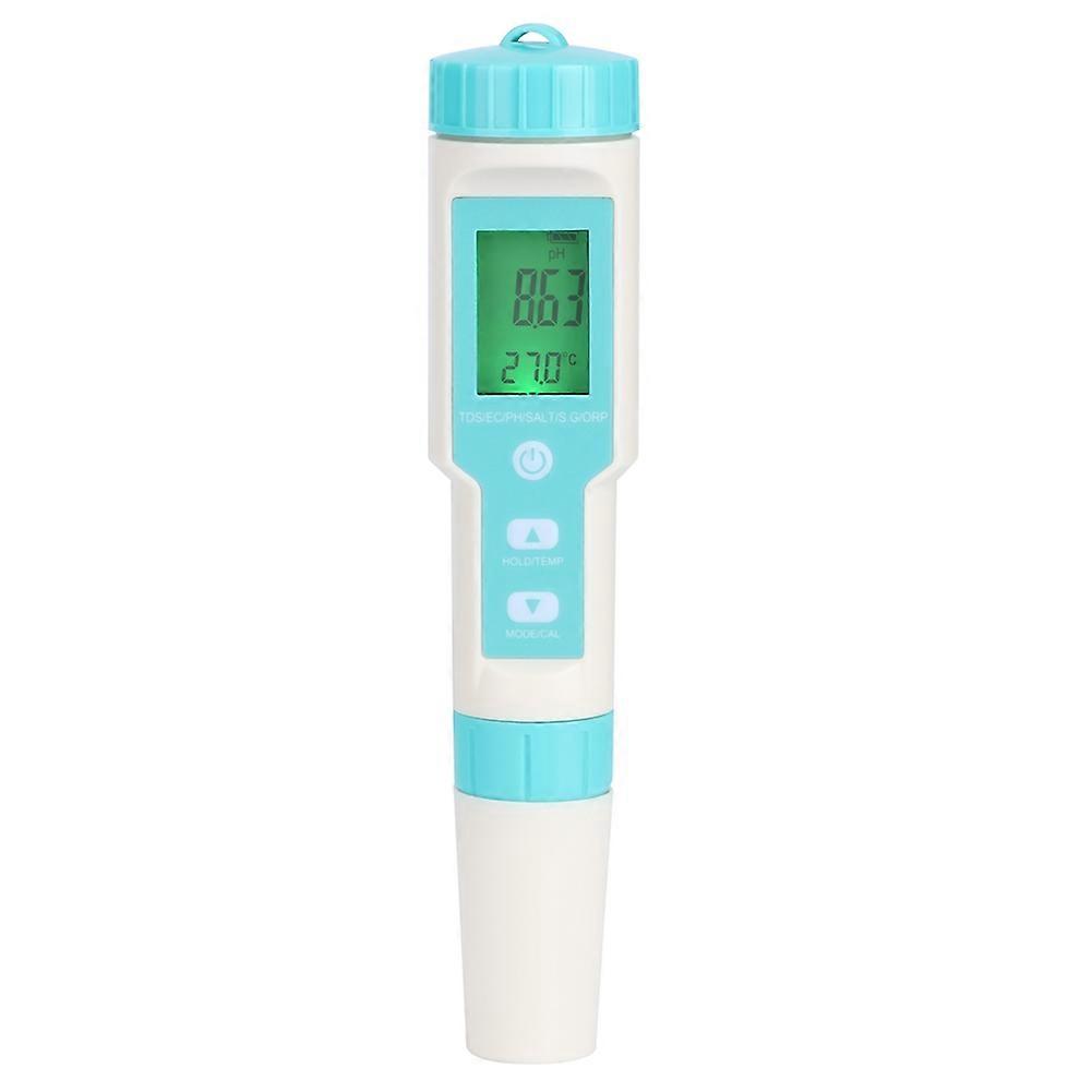 Multifunction Pen Type Water Quality Testing Meter Salinity PH TDS EC ORP Tester NO.5433