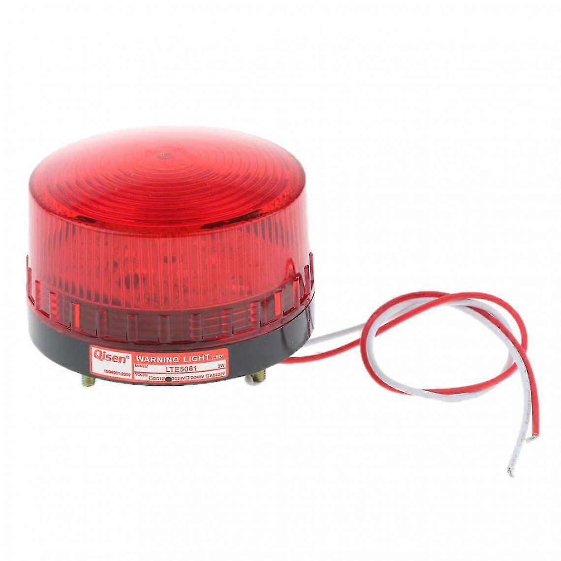 24v Always On Round Indicator Light Red Beacon Industry Workshop Lamp
