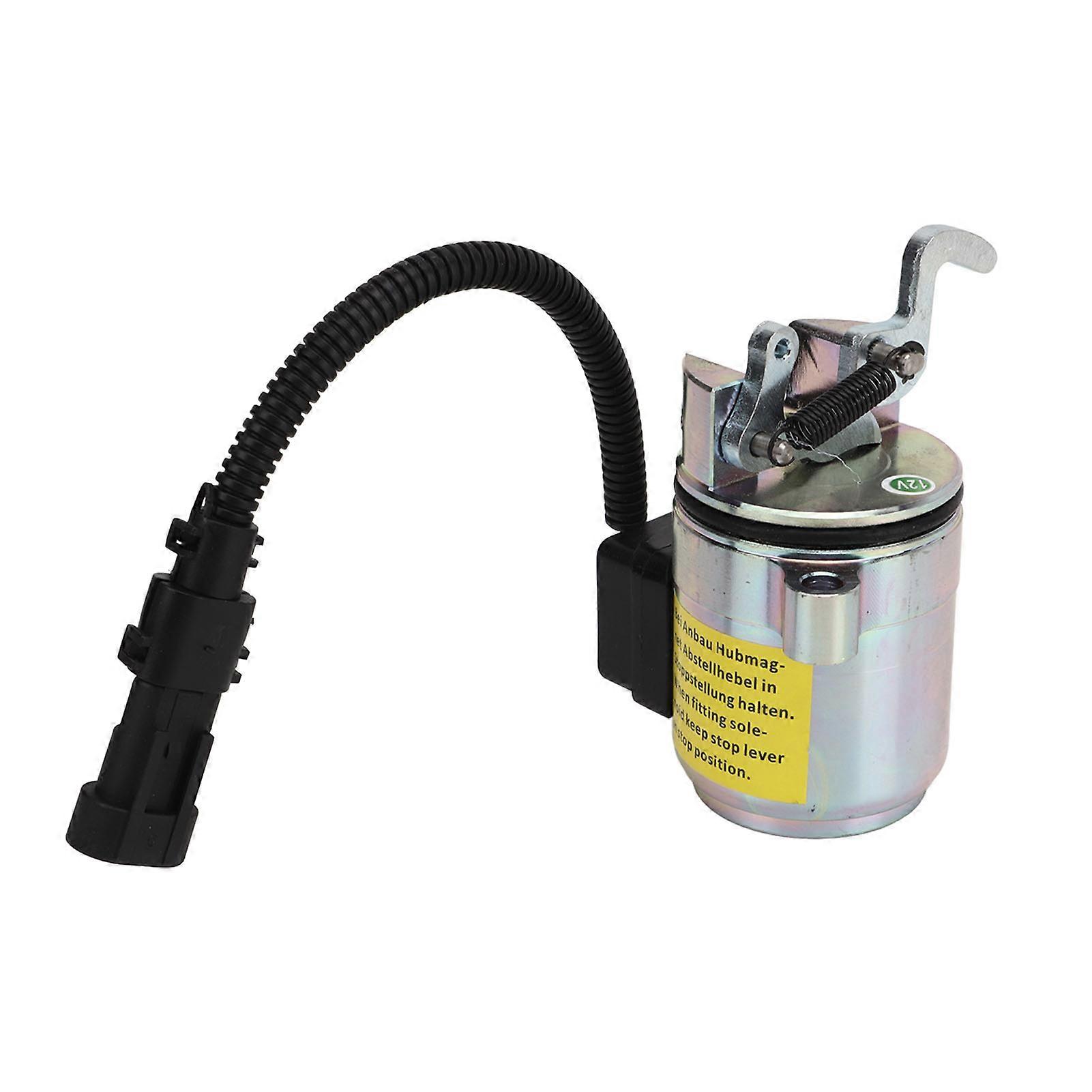 Fuel Shutoff Solenoid Valve 0428?7583 Replacement for Deutz Engine F3L1011 F4L1011 F3L2011 F4L2011 F2L2011 BF3L2011