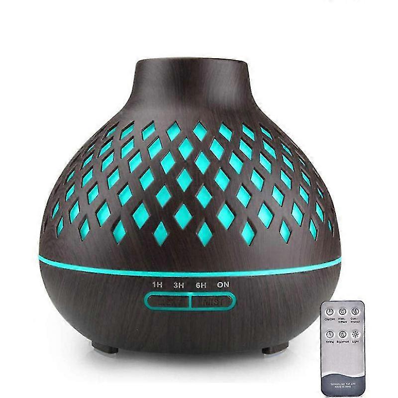Gyfdym Essential Oil Diffuser 400ml With Remote Control Cool Mist Humidifier 12 Hours Operation Aroma Diffuser With