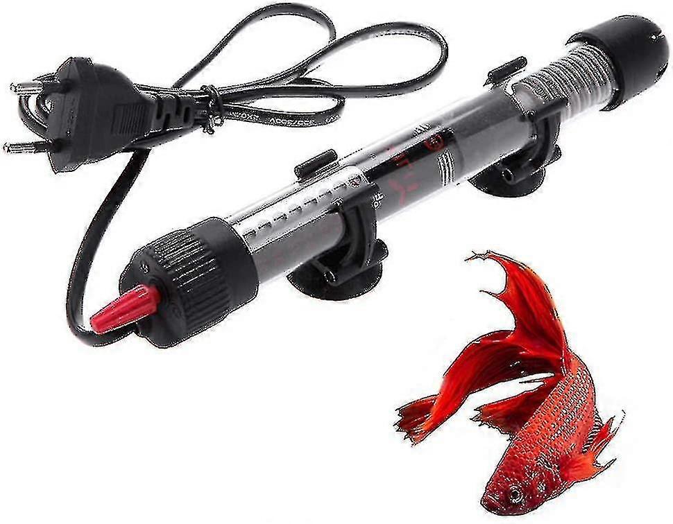 Chauffe-aquarium, Chauffe-aquarium submersible, Chauffage submersible d’aquarium, Chauffage d’aquarium 50w, Chauffage d’aquarium noir, réglable, avec indicateur Ligh