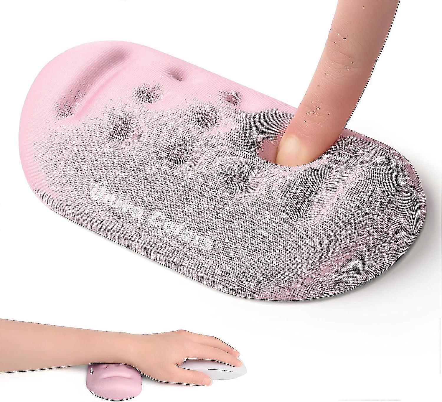 Superfine Memory Foam Keyboard Mouse Wrist Rest, Memory Foam Wrist Cushion Support Easy Typing & Pain Relief For Office - PJ