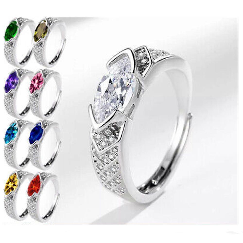 Titanium Ion Zirconia Ring,Open Cubic Zirconia Ring