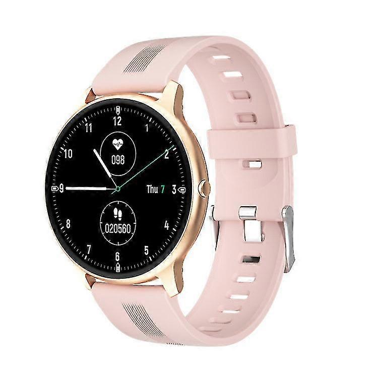 Chronus Ladies Smartwatch, Bluetooth 5.0 Activity Tracker with Heart Rate Pedometer Smartwatch(Rose)