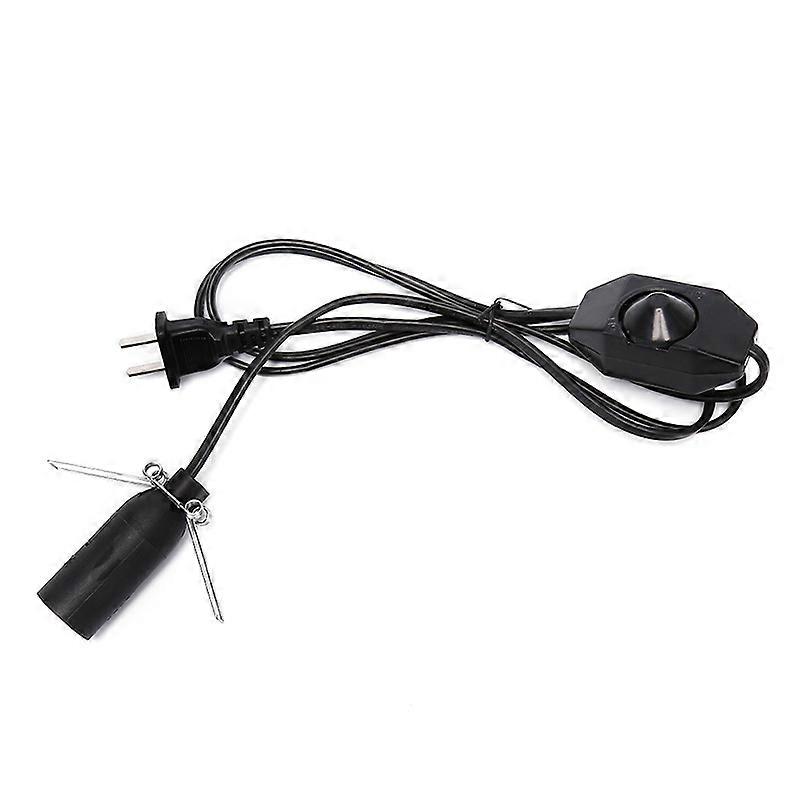 Salt Lamp Dimmer Control Switch Power Cable Cord E14 Socket US Plug