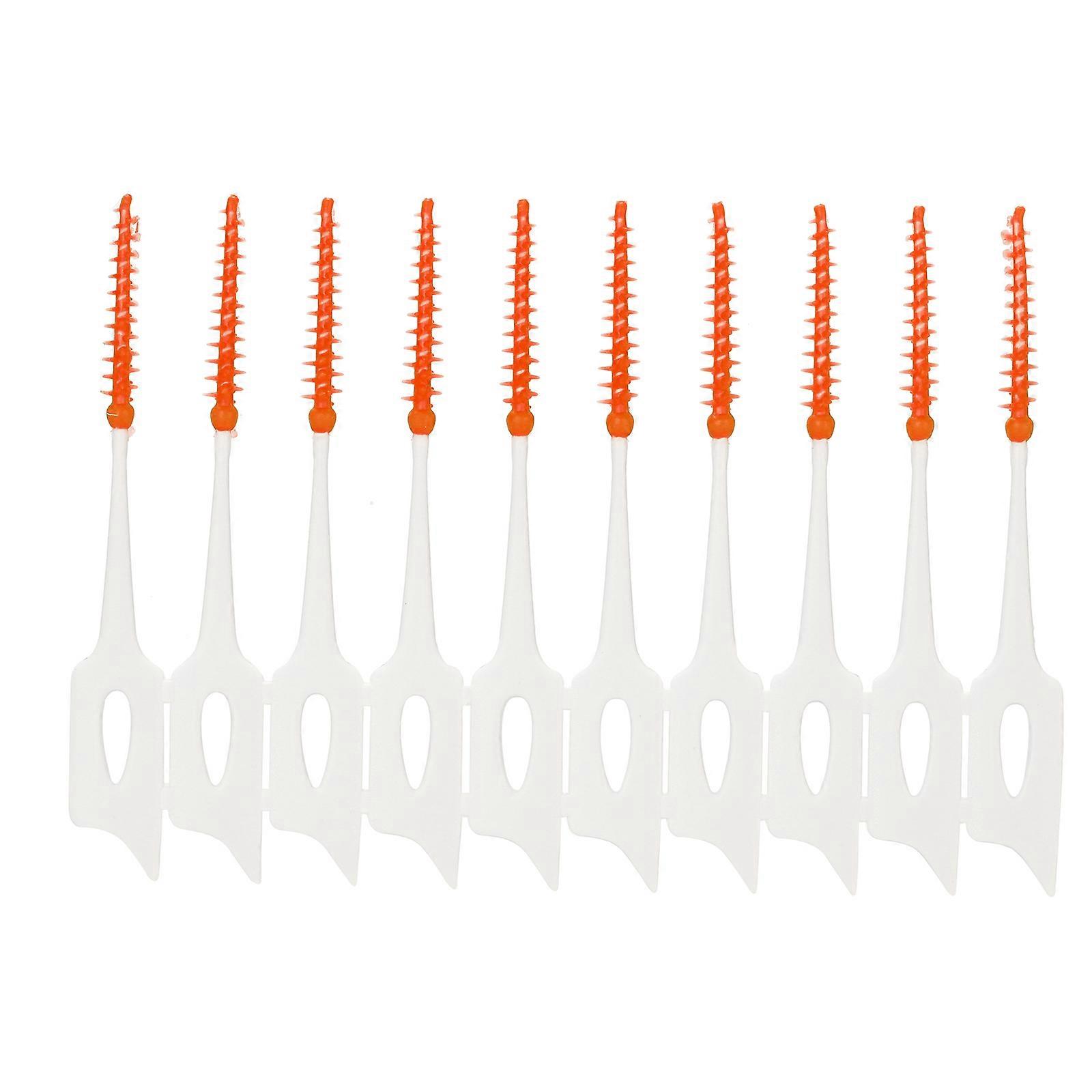 Anself 160PCS Interdental Brushes Ultra Tight Bristles Tooth Interdental Cleaners Silicone Toothpick Brush Cleaners Disposable Dental Brushes Between
