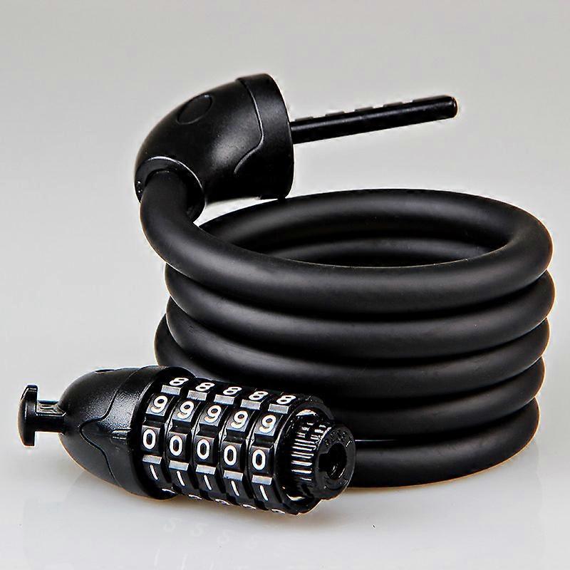 ZK-Bicycle Lock 150cm / 12mm Ultra High Security Cable Lock With 5 Digit Code Combination Lock Bicycle Rack Bicycle Lock Tricycle Scooter Bicycle Lock