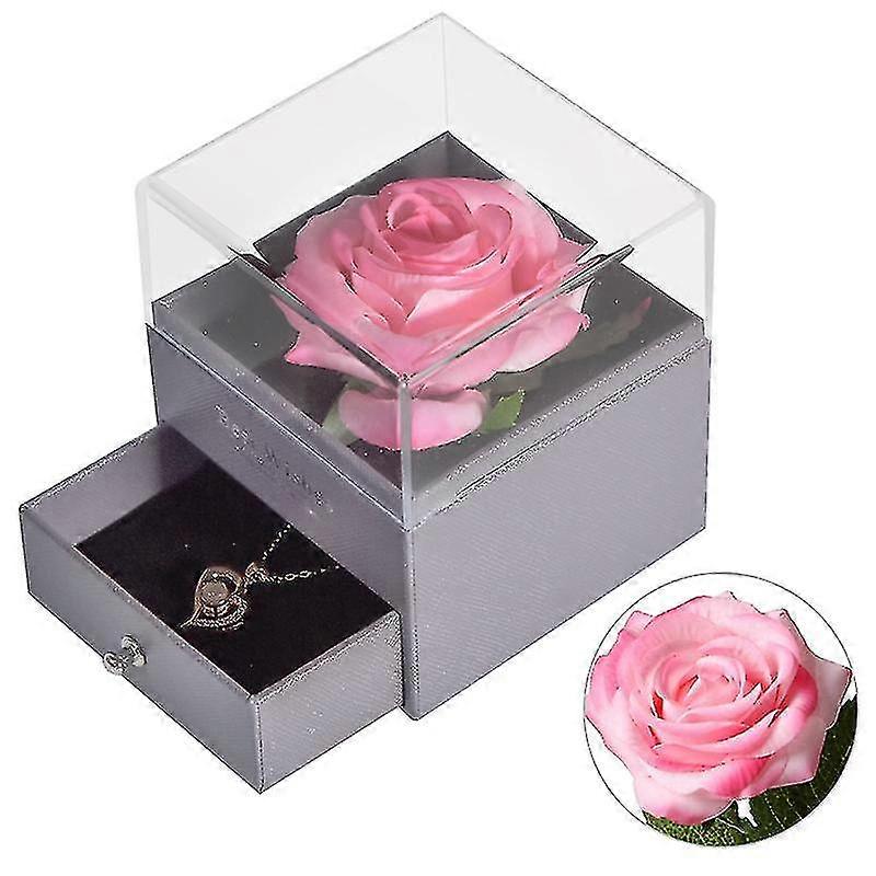 Rosengeschenk mit Schmuckschatulle