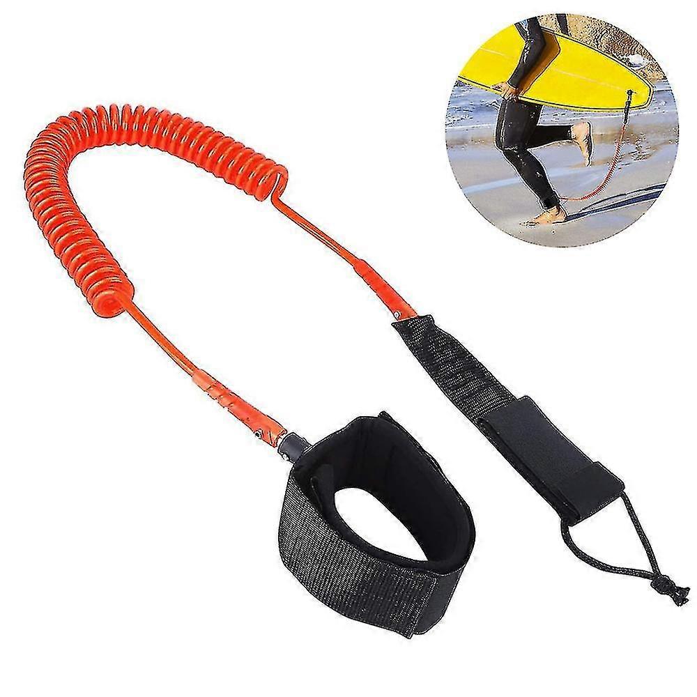 Coiled Sup Leash Premium Design For Flat & Open Water Stand Up Paddle Board