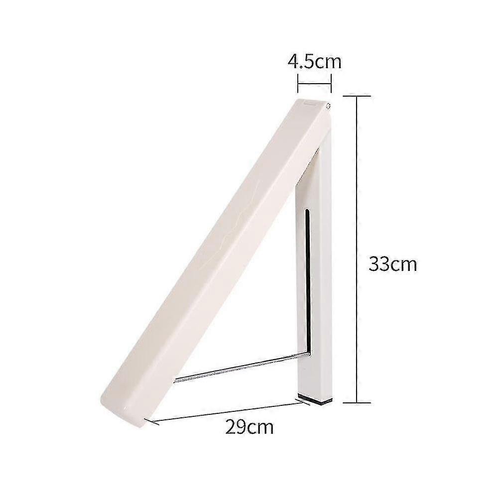 Folding Clothes Wall Hanger Mount Retractable Organizer Drying Rack