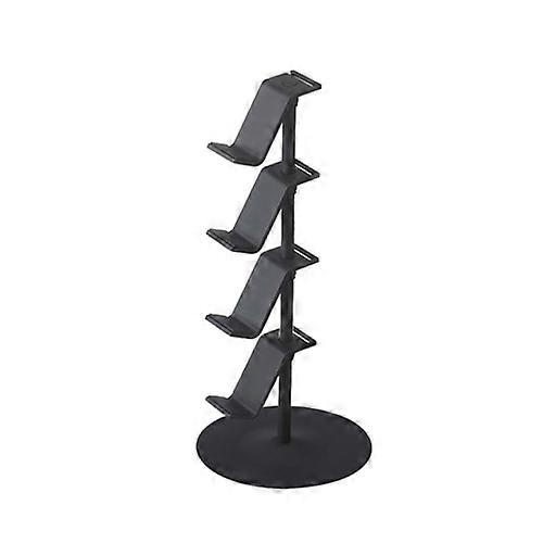 unbrand Gamepad Storage Rack Desktop Headphone Storage Rack 4 Piani Nero