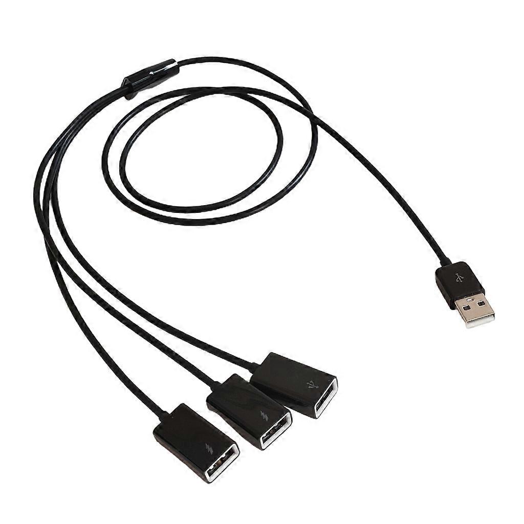 USB Ayırıcı USB Uzatma Kablosu USB Erkek - 3 USB Dişi Adaptör Çoklu USB
