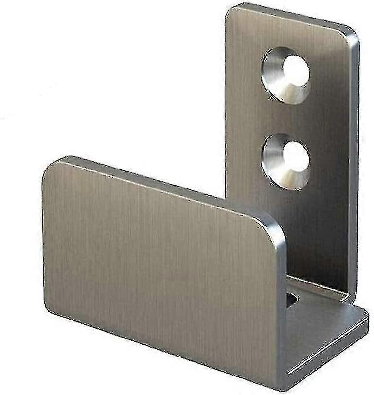 Rustfritt stål gulv guide veggmontering skyve maskinvare opp til 1-3/8 "w 1-1/4" h - TY