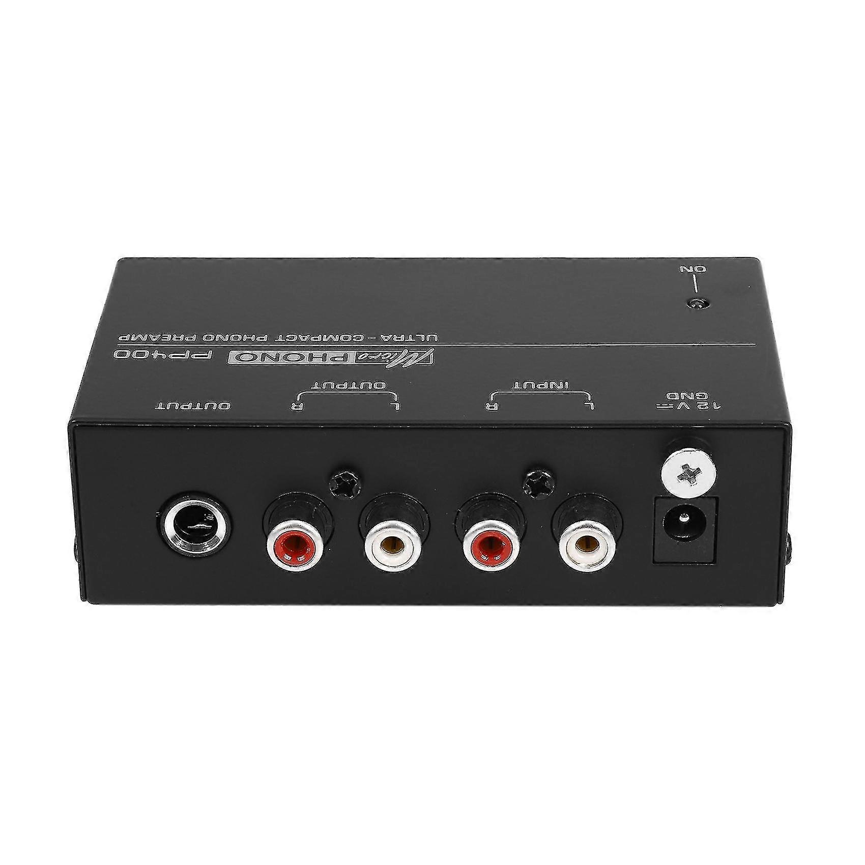 Ultra-compact Phono Preamp With Rca 1/4inch Trs Interfaces (eu Plug)