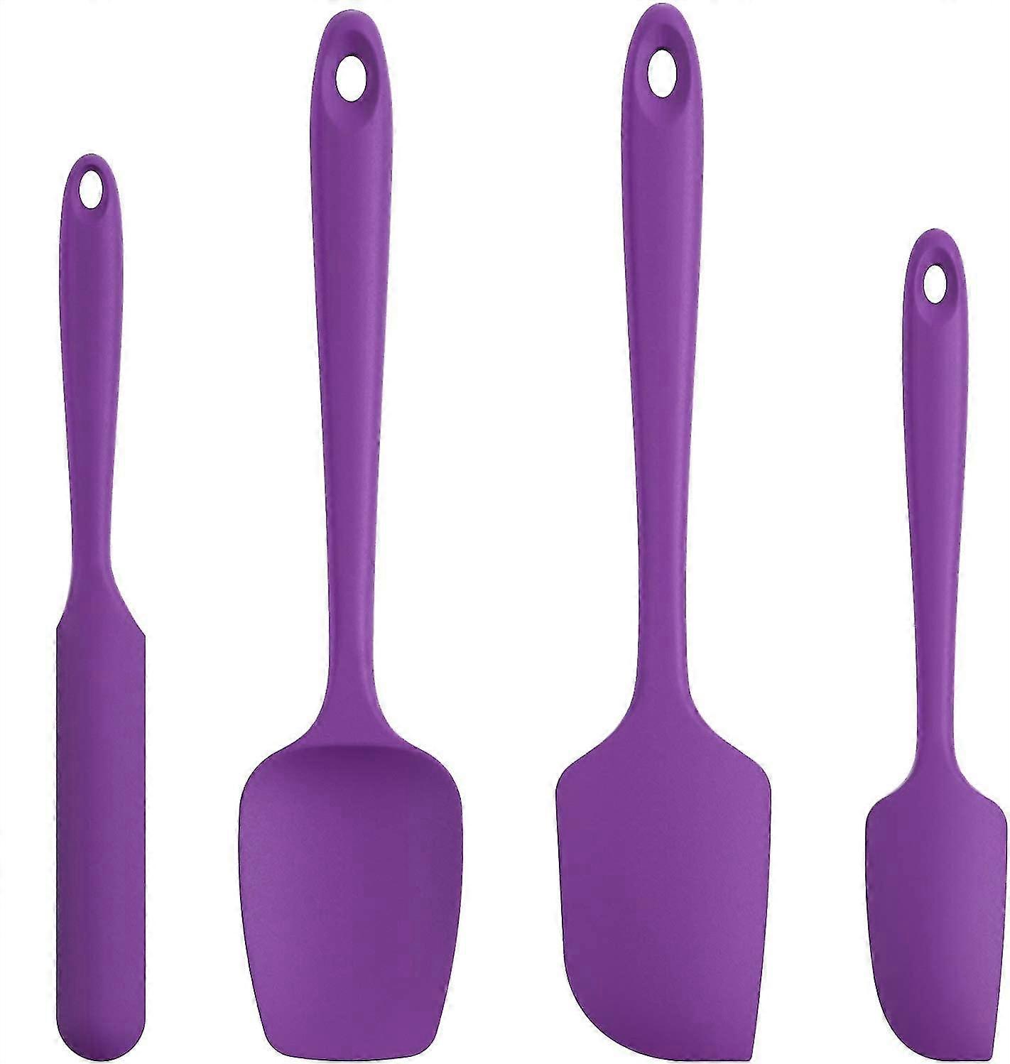 Silicone Spatula & Spatula Set Of 4. 315 Heat Resistant Non-stick Rubber Cake