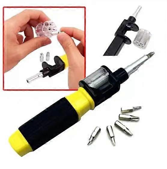 360 6 in 1 Multi Functional Screw Driver Set for Home Includes 6