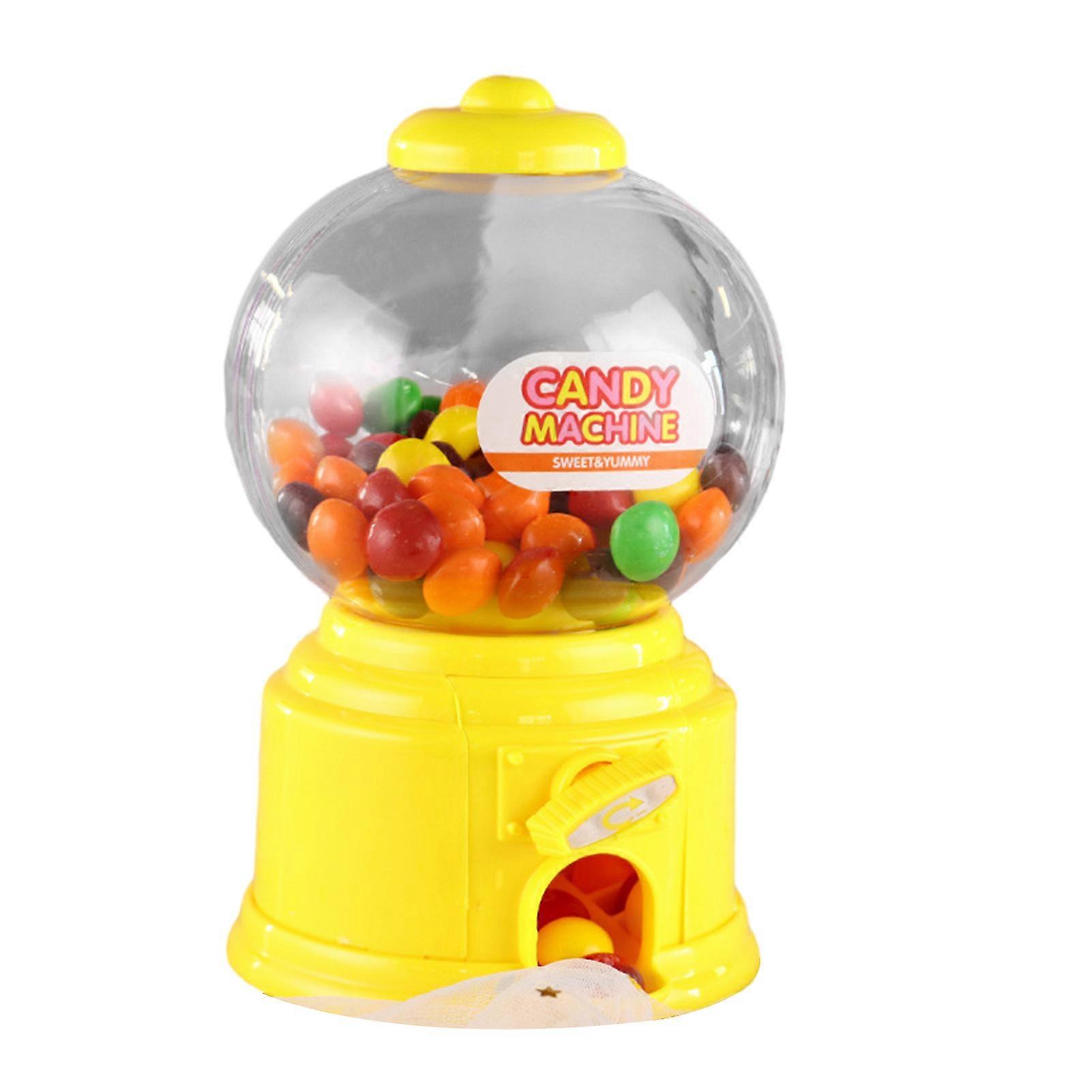 Sweet Candy Machine Toy Piggy Bank Clear Body Fun Kids Snack Dispenser Cute Children Toy Money Box Birthday Gift