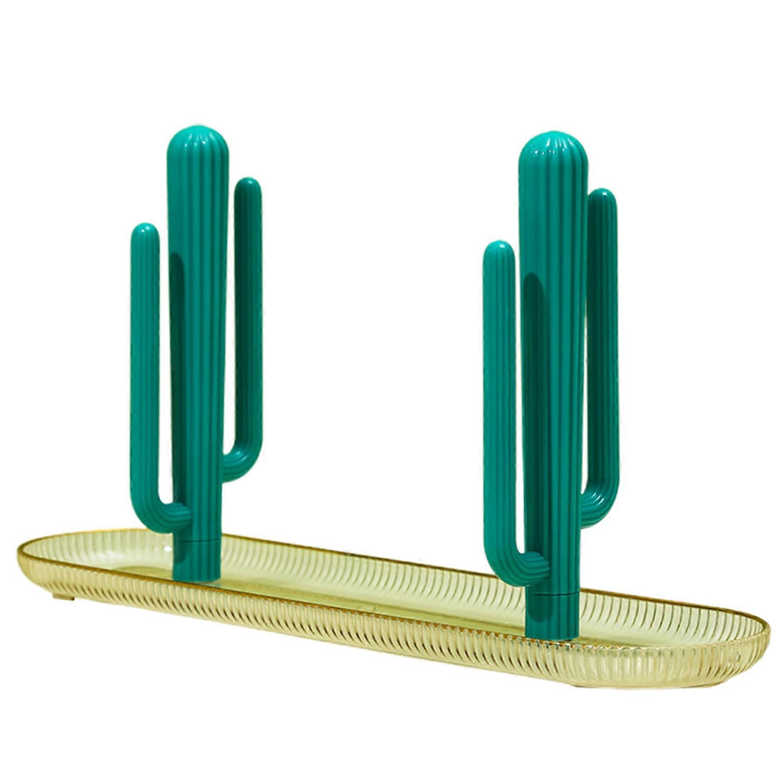 Cactus Chopstick Storage Rack Multi-functional Easy to Clean Moisture-proof Drainage Water Tray Chopstick Organizer