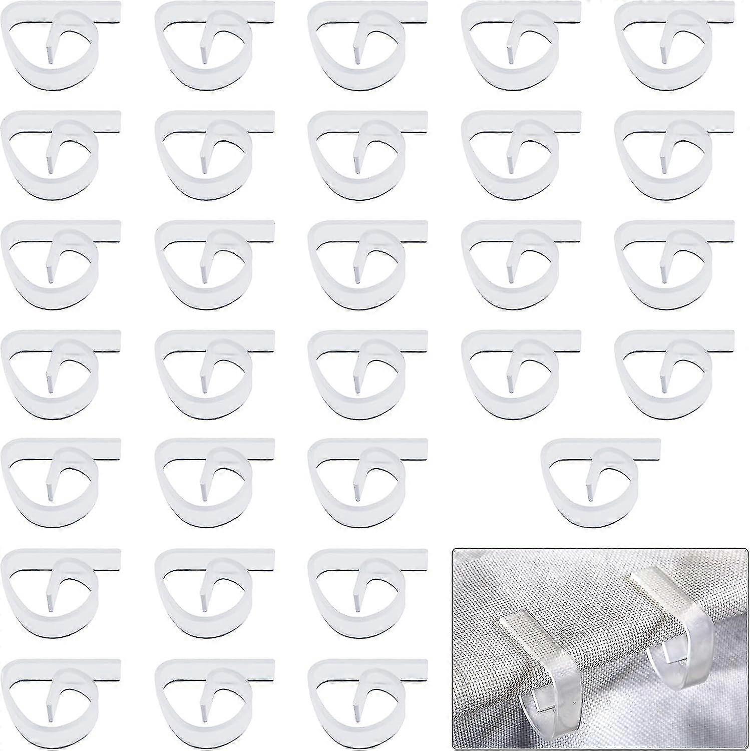 Clear Plastic Tablecloth Clips -aqwg